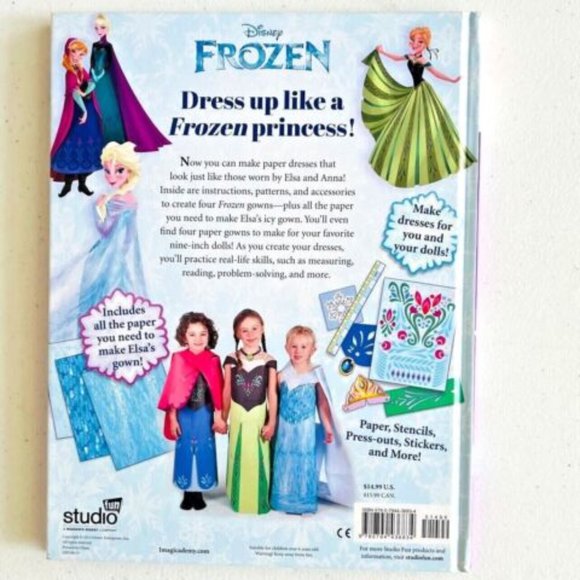 Disney Imagicademy Frozen Create Your Own Paper Dresses - Picture 3 of 3